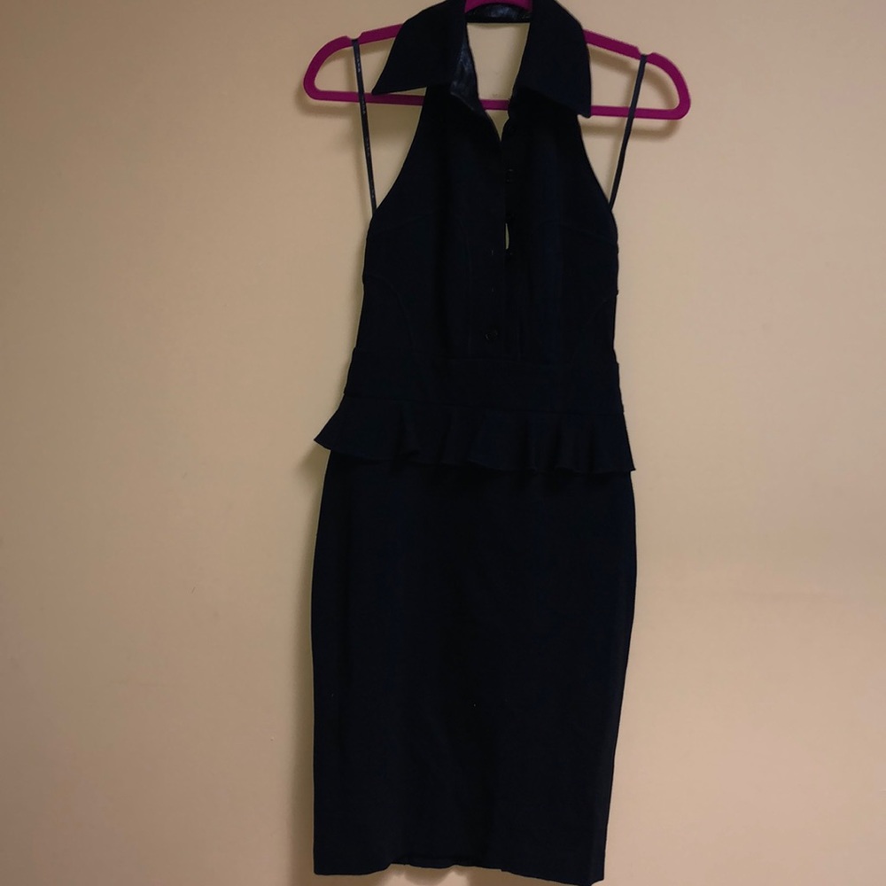 “Bebe” Backless Black Dress Sz 8